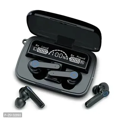 M19 / M10 / T2 TWS Bluetooth 5.0 Wireless Earbuds Earbuds M10 wireless bluetooth earbuds and headphones V5.1 HIFI small bass full buds fast charging 2200MAH power bank with micro USB (Black pack of 1)