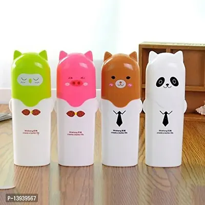 Varkaus Cute Animal Design Travel Washing Supplier Toothbrush Toothpaste Cup Tube Storage Bottle Boxes Holder-thumb4