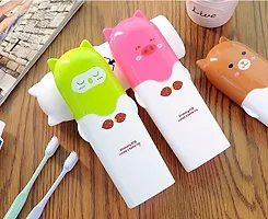 Varkaus Cute Animal Design Travel Washing Supplier Toothbrush Toothpaste Cup Tube Storage Bottle Boxes Holder-thumb2