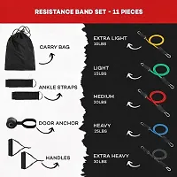 Power Resistance Bands 11 in 1 for Home, Office, Outdoor Gym Equipment Exercise Belt-thumb2