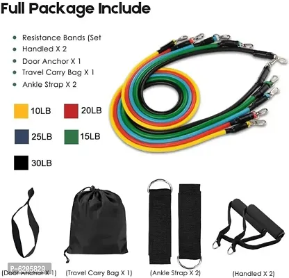 Power Resistance Bands 11 in 1 for Home, Office, Outdoor Gym Equipment Exercise Belt-thumb4