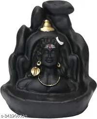 Lord Adiyogi  Mahadev Shiv Shankara  Back Flow Cone Ince Holder Decorative Showpiece-thumb3