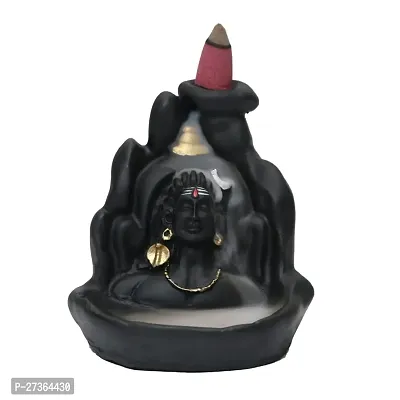 Lord Adiyogi  Mahadev Shiv Shankara  Back Flow Cone Ince Holder Decorative Showpiece