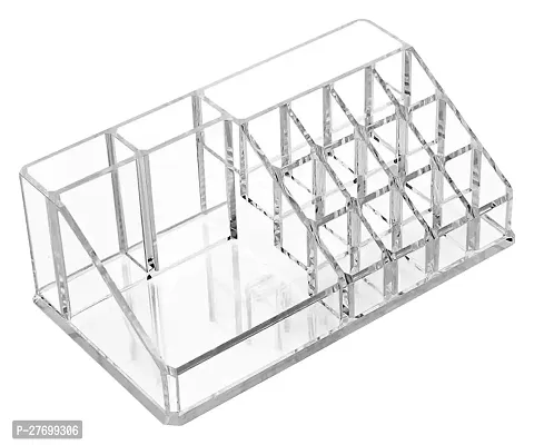 16 Grids Clear Lipstick and Nail Paint Stand Holder 16 Compartment Cosmetic Makeup Acrylic Lipstick Storage Box Lip Gloss Nail Polish...-thumb3