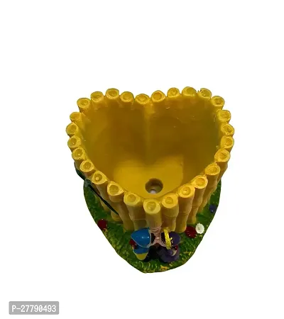 heart couple resin pot/Planter |Decorative Piece |Outdoor and Indoor Planter |Designer Planter-thumb5