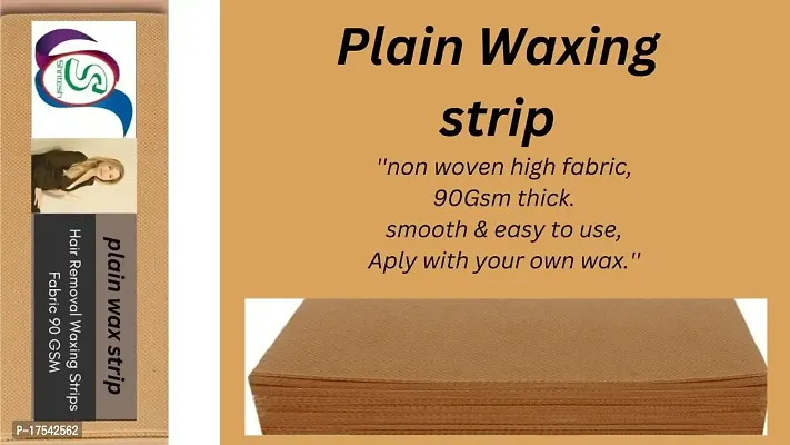 Shritesh Waxing Strips for Face, Legs, Underarms, Facial Eyebrow, Hair Removal Plain Disposable Large Wax Strips Easy  Safe Wax Strips Paper Hair Removal for Men and Women (200)-thumb5