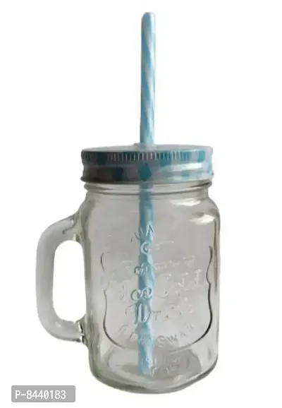 Masor Jar With Straw (Random Color)