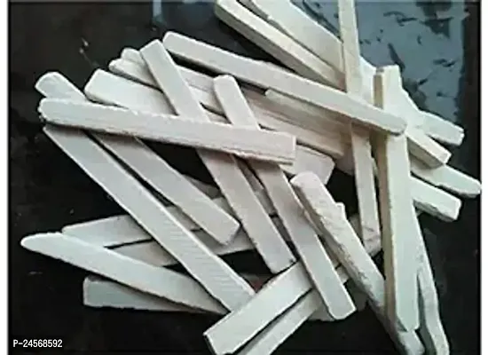MBS White Slate Pencil Tukda Crumbs Churra Billards Solid Chalk (100gm)