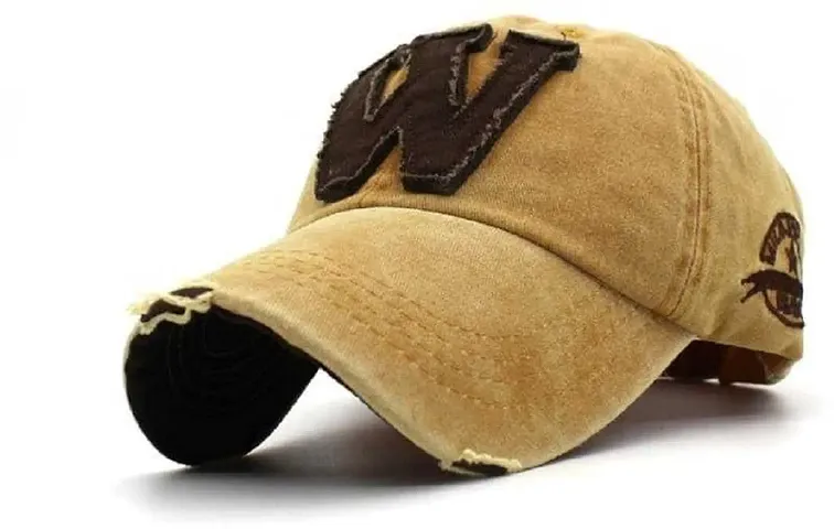 OSSDEN Denim W Unisex Caps Vintage Adjustable Baseball Cap for Men Women