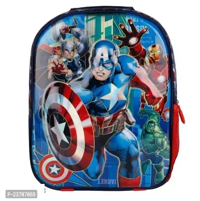 Kids Captain America Hulk Inron Man School Bag Set/School Bag For Surprise Gifts Of Kids For 2-4 Years Nursery Play Pre-Nursery Class-thumb0