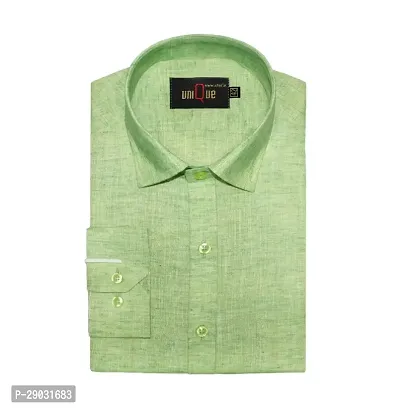 Stylish Cotton Linen Shirt For Men-thumb0