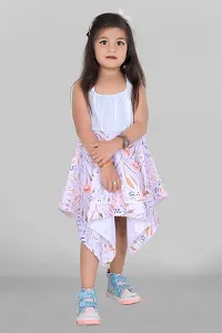 Comfertable Baby Girl Frock Designs For Summer/Beautiful Kid's Outfits Toddler Girls Floral Print Ruffle Trim Belted Dress frock for girl girl frock baby girl frock girl westenwere-thumb3