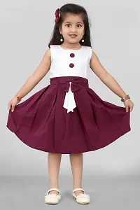 Stylish Satin Frock For Kids Frock-thumb3