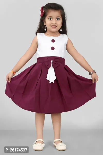 Stylish Satin Frock For Kids Frock-thumb4