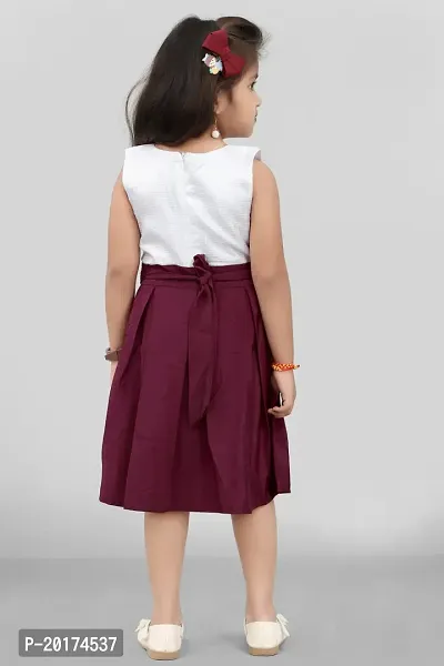 Stylish Satin Frock For Kids Frock-thumb5