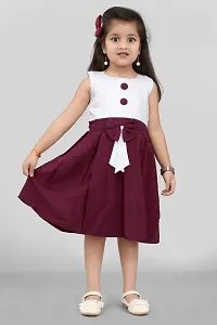 Stylish Satin Frock For Kids Frock-thumb1