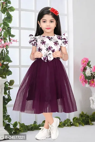 Flawsome Staylish Girl Frock PURPLR Net Frock by Likado Fashion in Most Selling 2023 Hit Dising-thumb4