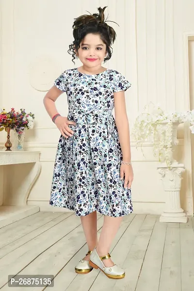 New stylish Blue floral Baby Girls Dress/Frocks