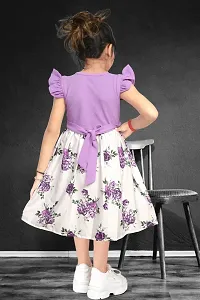 LIKADOFASHION Girls Conversational Printed Rayon Printed Dress  Top Buy 1 Get 1 Free-thumb2