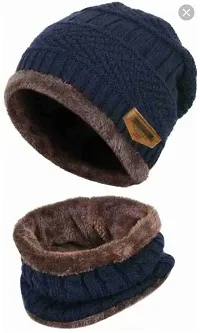 Beanie Caps for Men and Women. Set of 1 Multicolour-thumb1