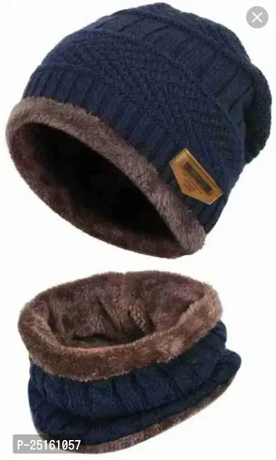 Beanie Caps for Men and Women. Set of 1 Multicolour-thumb2