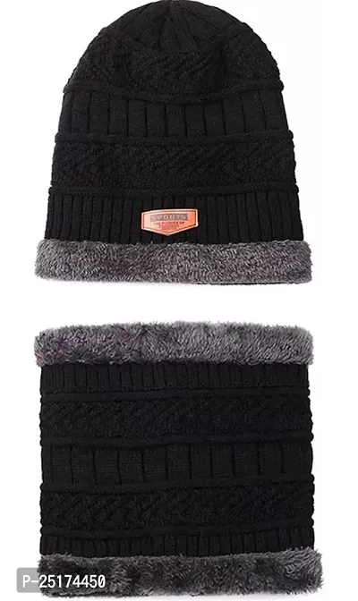 BEANIE WINTER CAP FOR MEN SET OF 1-thumb2