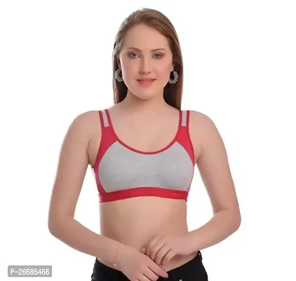 Stylish Cotton Blend Bra For Women-thumb0