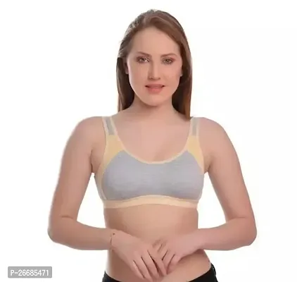 Stylish Cotton Blend Bra For Women-thumb0