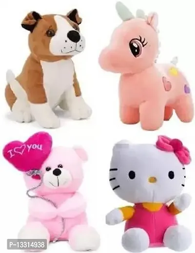 Combo Of  4  Soft Toys D3