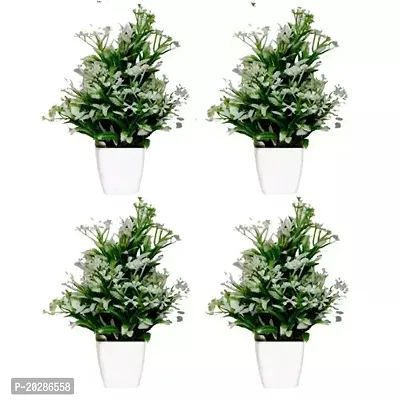 Artificial Wild Plant with Pot Pack Of 4