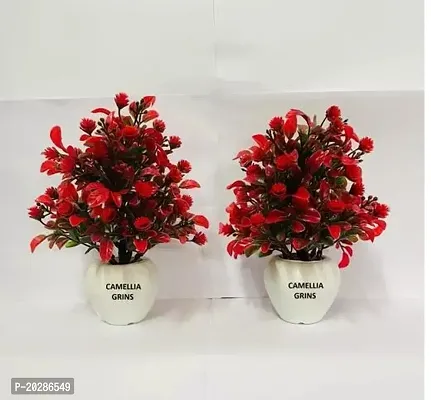 Artificial Wild Plant with Pot Pack Of 2