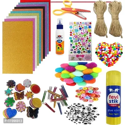 Colouring Book Kit/Stationery Kit/School Kit/Colours Pencil Kit/Art Set/Glitter Pen Kit/Project Kit For KidsStudents-thumb0