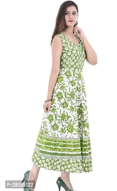 pure cotton green jaipuri frocks-thumb4