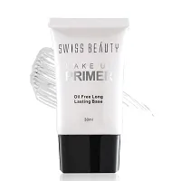 SWISS BEAUTY Makeup Primer Oil Free Mattifying Long Lasting Base, 30 ml - Face Primer, Smooth and Long Lasting, Makeup Primer, Minimies Pores and Fine Line-thumb1