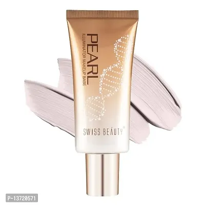 Swiss Beauty Foundation Pearl Illuminator Liquid Highlighter with radiance finish | Waterproof, Easily Blendable Illuminator for Face makeup | Shade -02, 35gm |