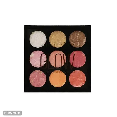 Swiss Beauty glow Baked Blusher Palette with blendable and buildable shimmery Shades |  Shade -02, 24gm-thumb3