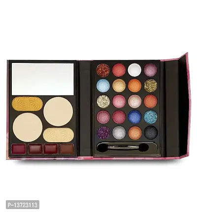 Beauty Berry Moon Face 5 IN 1 { Eyeshadow/Highlighter/Compact/Blusher/Lipstick} Professional Make Up Palette-thumb0