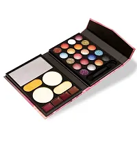 Beauty Berry Moon Face 5 IN 1 { Eyeshadow/Highlighter/Compact/Blusher/Lipstick} Professional Make Up Palette-thumb1