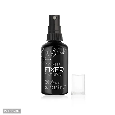 Swiss Beauty Long Lasting Misty Finish | Professional Makeup Fixer Spray For Face Makeup | With Aloe Vera And Vitamin- E ( 70 ml )