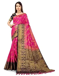 Classic Art Silk Saree with Blouse piece-thumb3