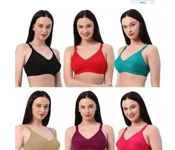 Fancy Hosiery Bra For Women Pack Of