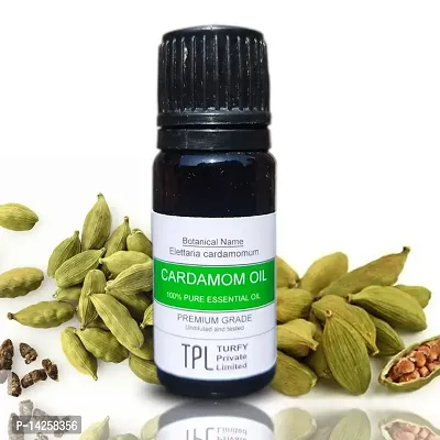 Cardamom Essential Oil 100% Pure And Undiluted For Aromatherapy, Relaxation, Skin And Hair Therapy 10 ML