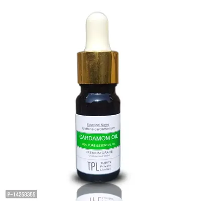 Cardamom Essential Oil 100% Pure And Undiluted For Aromatherapy, Relaxation, Skin And Hair Therapy 10 ML (Dropper)-thumb2