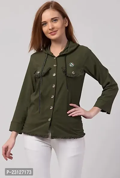Stylish Solid Sweatshirt For Women