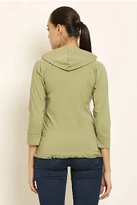 Stylish Solid Sweatshirt For Women-thumb1