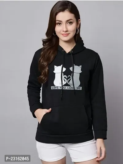 Stylish Printed Sweatshirt For Women-thumb0