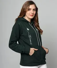 Women Stylish Printed Hooded Sweatshirts-thumb3