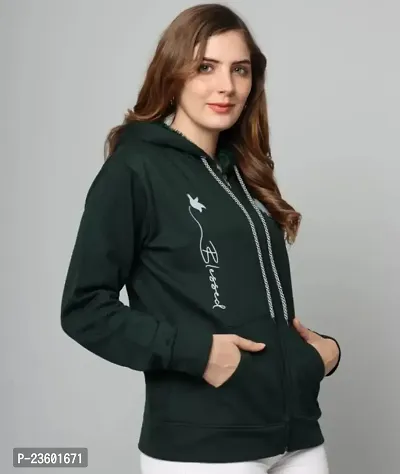 Women Stylish Printed Hooded Sweatshirts-thumb4