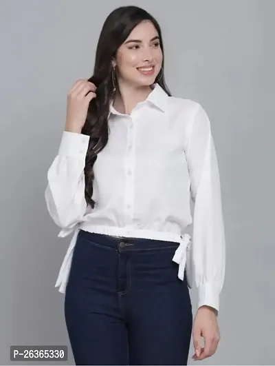 Women Stylish Solid Tops-thumb0