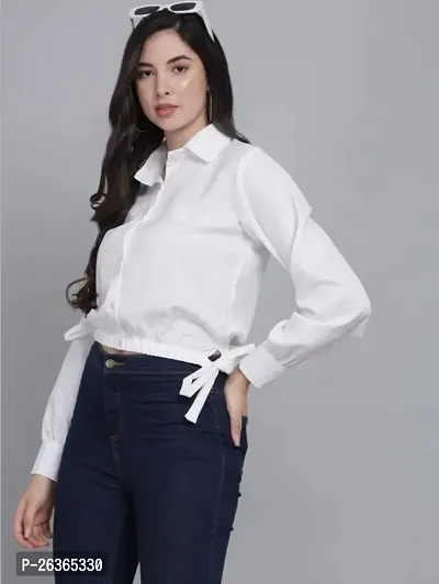 Women Stylish Solid Tops-thumb2